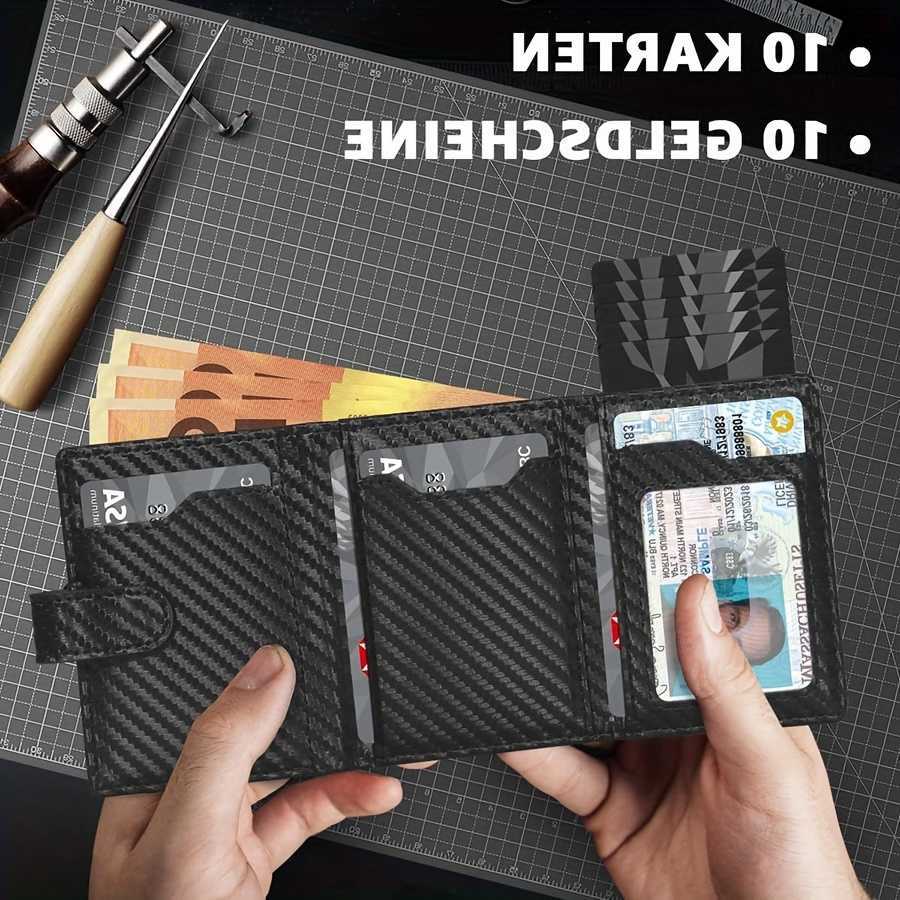 Coin with Mens Case Wallet RFID Protection Slim Wallet Card Wallet Small Wallet H260707