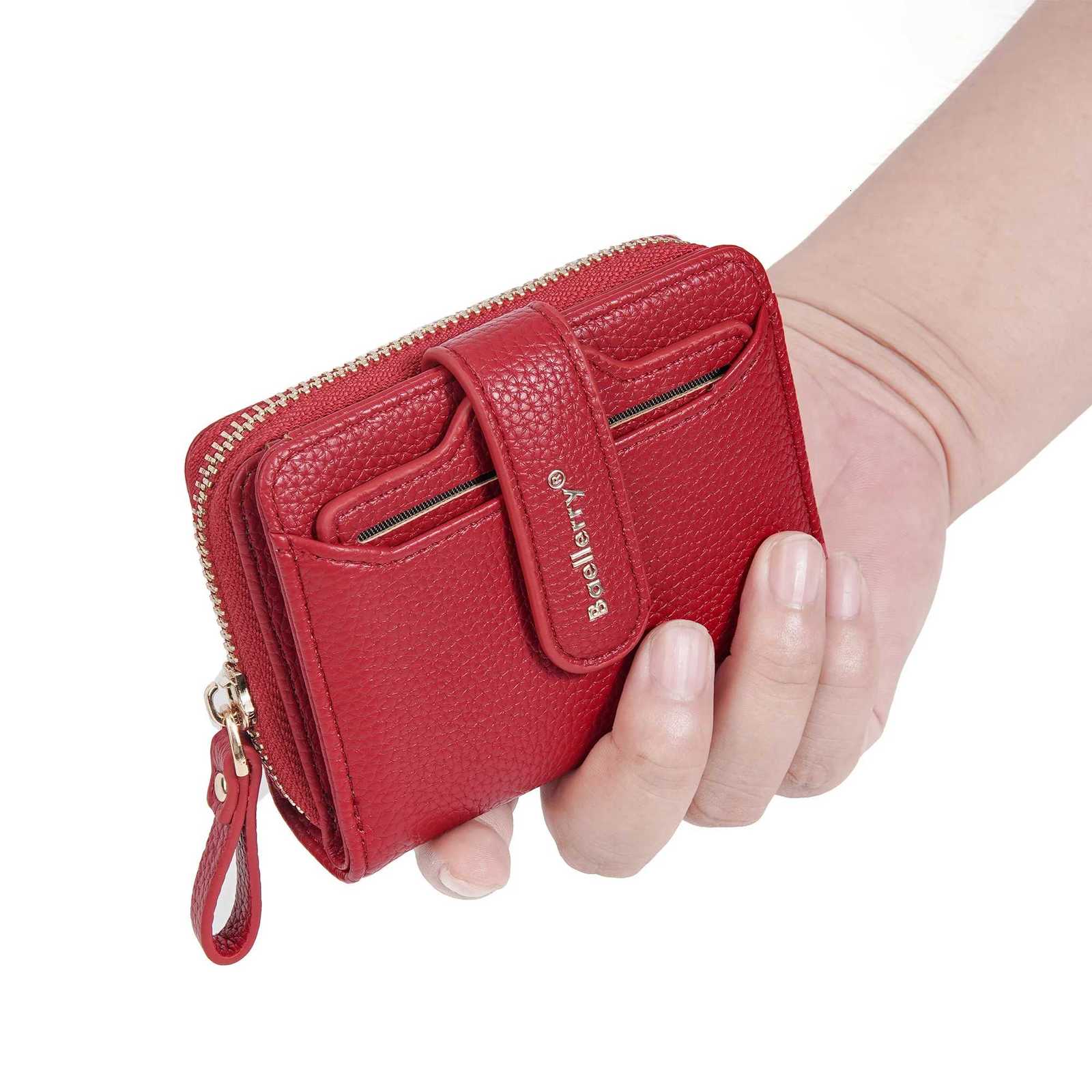Zip Baellerry Women Around Stylish Card Wallet Multi-Functional RFID Blocking Purse 6 Card Slots and Coin Pocket Minimalist Gift H260707