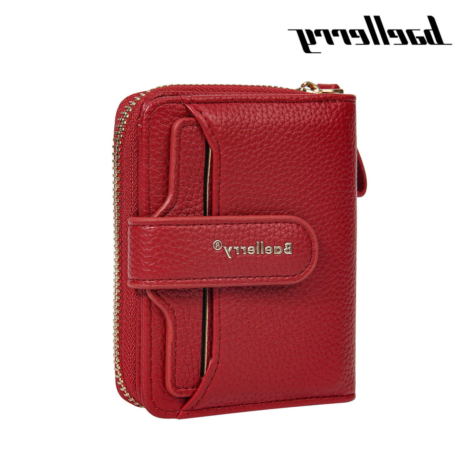 Zip Baellerry Women Around Stylish Card Wallet Multi-Functional RFID Blocking Purse 6 Card Slots and Coin Pocket Minimalist Gift H260707