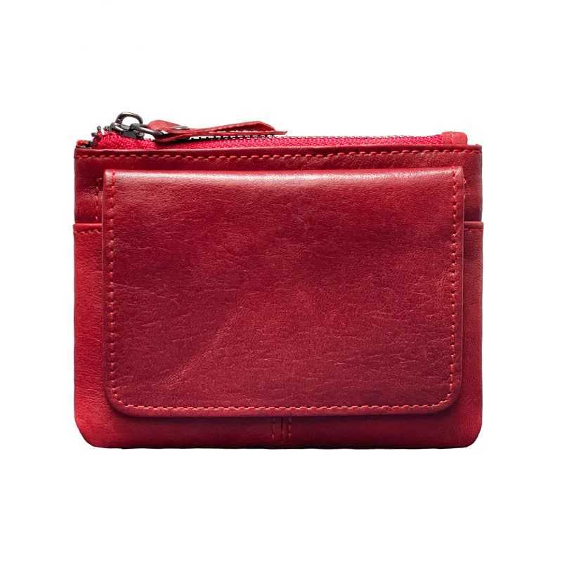 And New Womens Cow Leather Mens Card Bag Coin Purse Slim Holder Wallet For Men and Women ID Card Pocket H260707