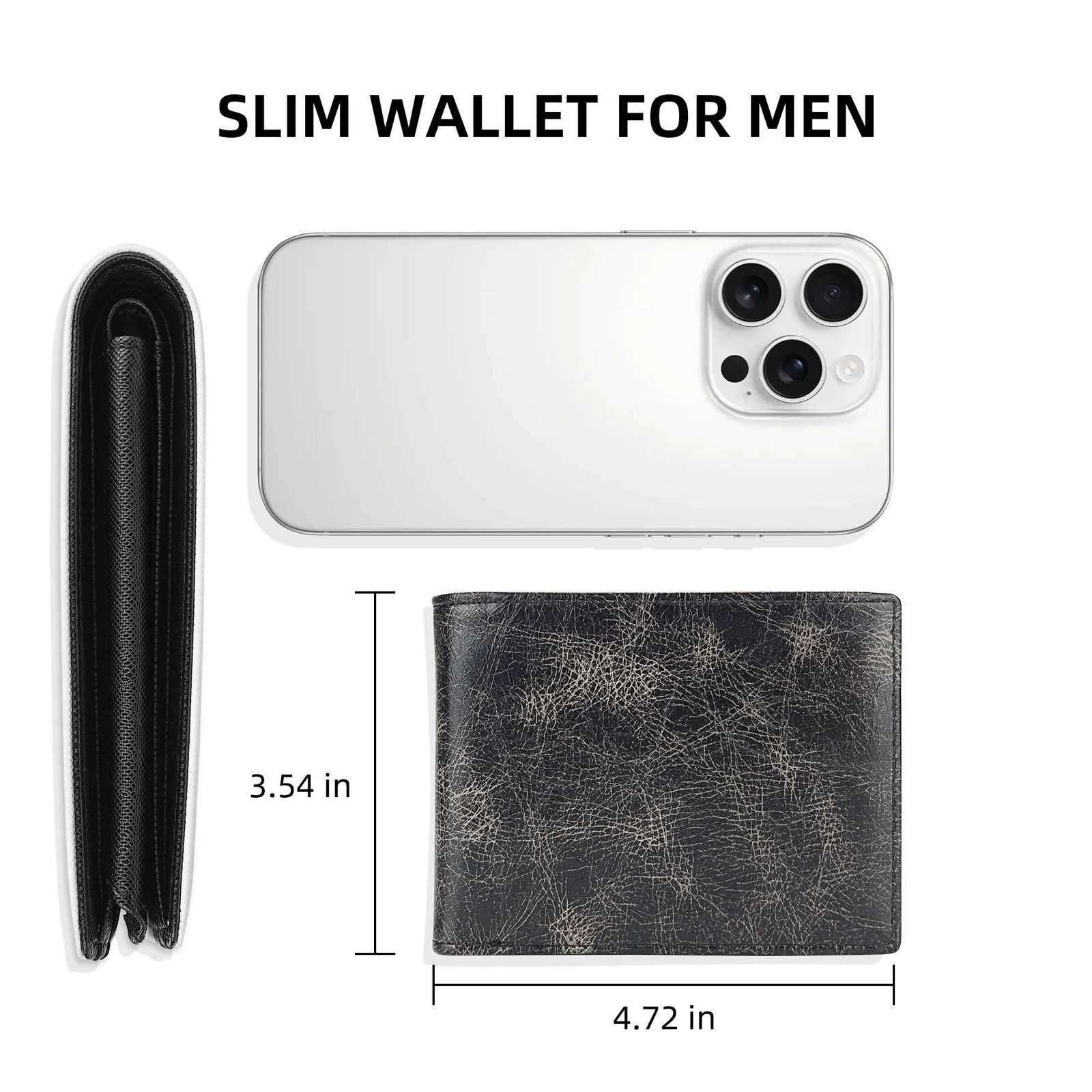 credit wallet Mens card slim ID holder casual mens leather short multi-card wallet business mens wallet H260707