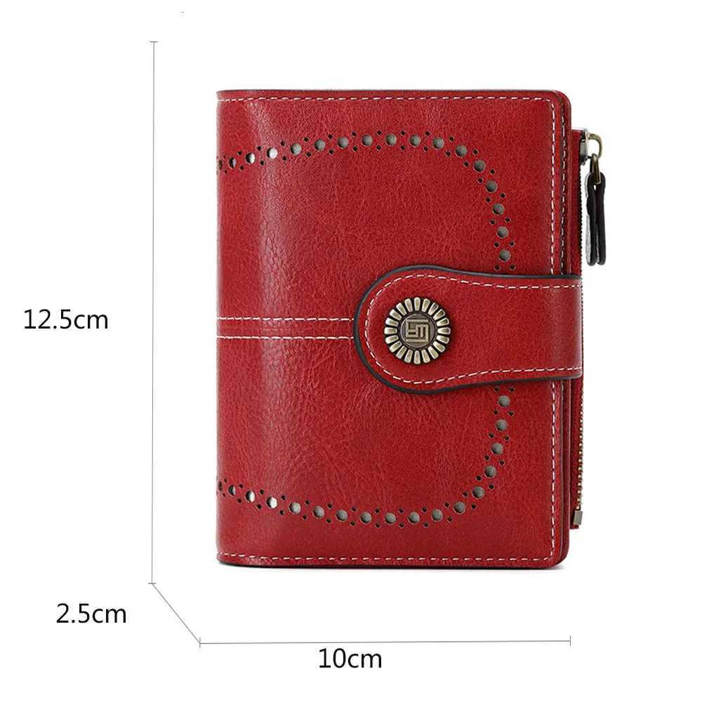 Women Rfid New Wallets Short Name Engraved Zipper Hasp Coin Pocket Women Purse Quality Card Holder Female Wallet H260707