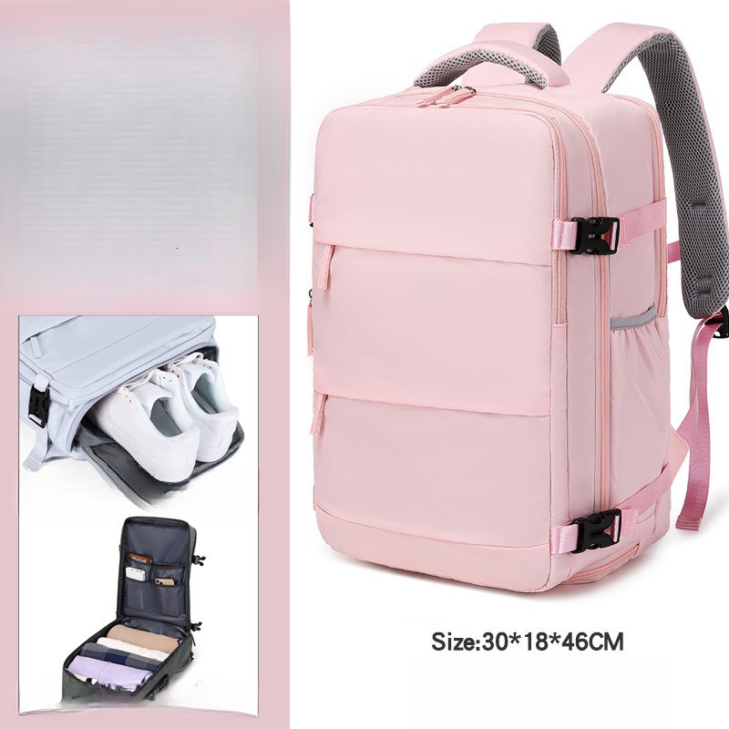 new girls backpack with large capacity multifunctional dry and wet classification short distance business travel waterproof mommy backpack