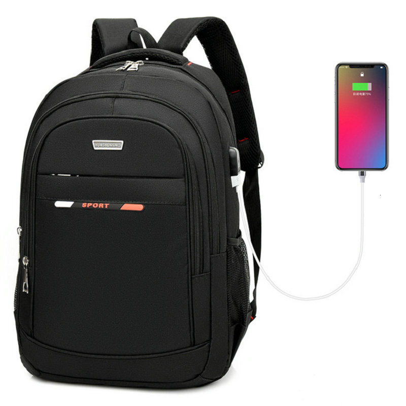 New Men s Backpack Fashion and Leisure Large Capacity Simple Student Backpack Business Elite Computer Bag Commuter Bag Hiking and Mountaineering Bag