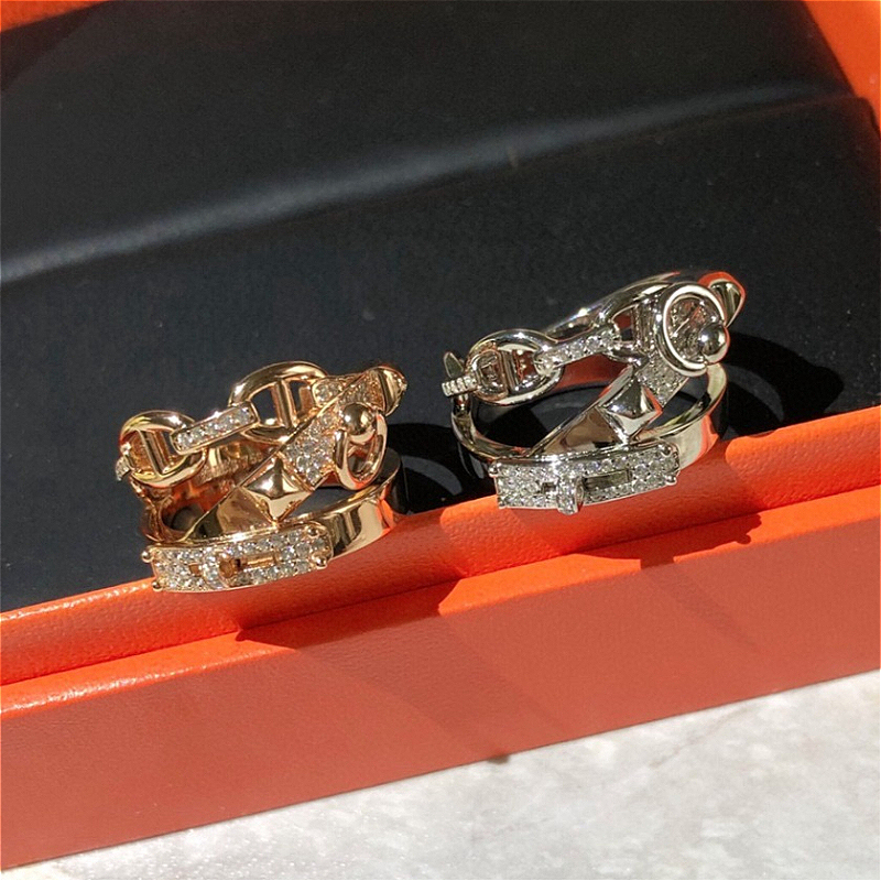 Luxury Zircon Ring for Women 18K Gold Plated Ring Multi-Layer Stackable Band Rings Designer Rings for Wedding Party Fashion Jewelry Gift