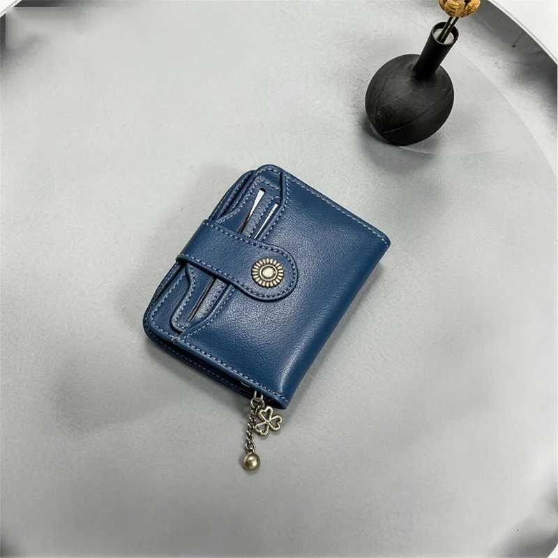 Hong Kong style short New wallet Korean multi-functional coin purse driving license leather holder H260707