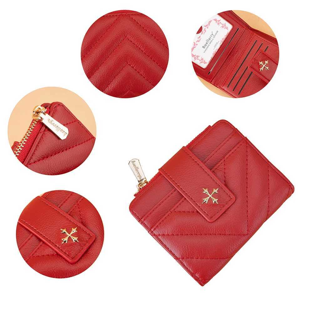 Women Baellerry New Short Simple Wallet High Quality Card Holder Zipper Coin Pocket Female Purses Small Womens Card Bag H260707