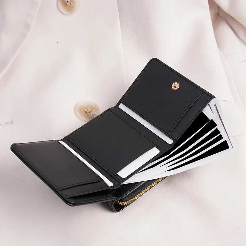 Cash ID Card Wallet Womens Wallet Small Wallet Short Wallet Card Bag Zipper Wallet Multi-layer Three-fold H260707
