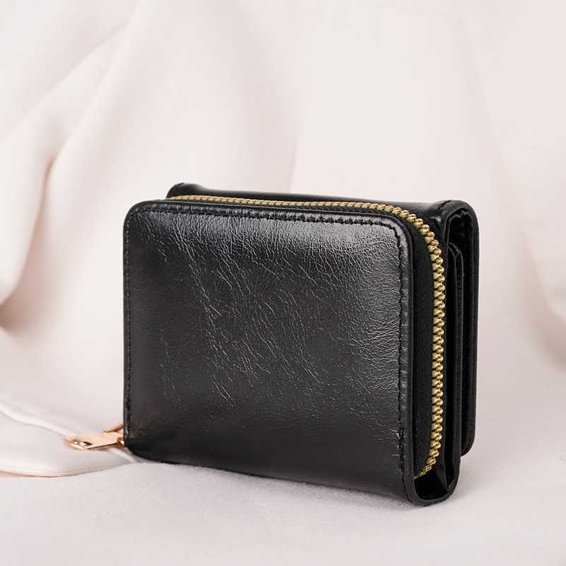 Cash ID Card Wallet Womens Wallet Small Wallet Short Wallet Card Bag Zipper Wallet Multi-layer Three-fold H260707