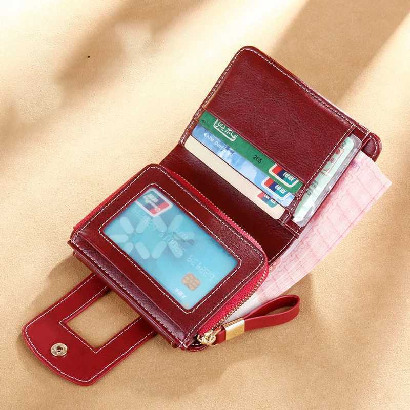 Multi-color Leather WERLLANDS Wristlet PU Snap Button Unisex Short Wallet H260707