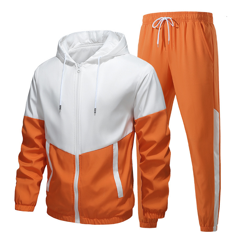 Casual Suit 2025 Autumn Jacket Set Sports Youth Trendy Stylish Fashion Brand Men's Clothing Long Sleeved Running Suit And Sports Suit