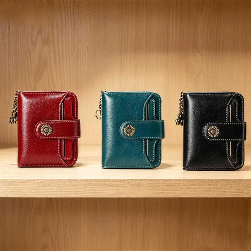 Hong Kong style short New wallet Korean multi-functional coin purse driving license leather holder H260707