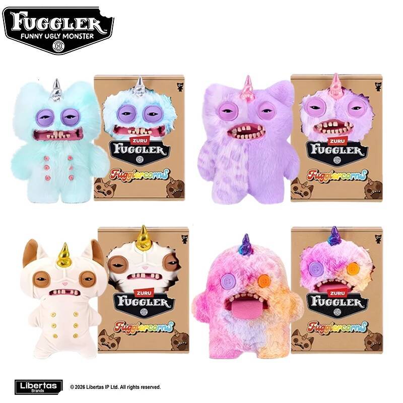 23CM Originale Fuggler Fugg Unicorno Peluche Fugglers Divertenti Brutti Mostri …