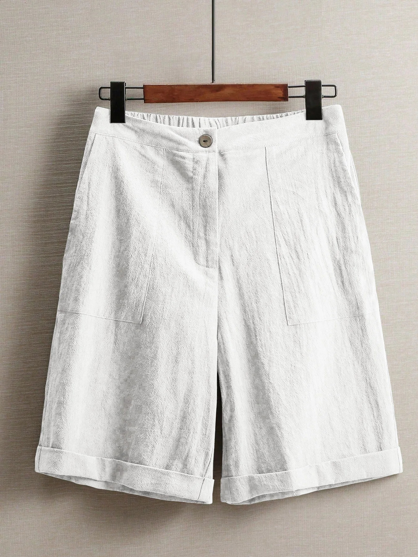 Summer womens thin fivepoint pants wideleg casual straightleg highwaisted fashionable outdoor sports 260707