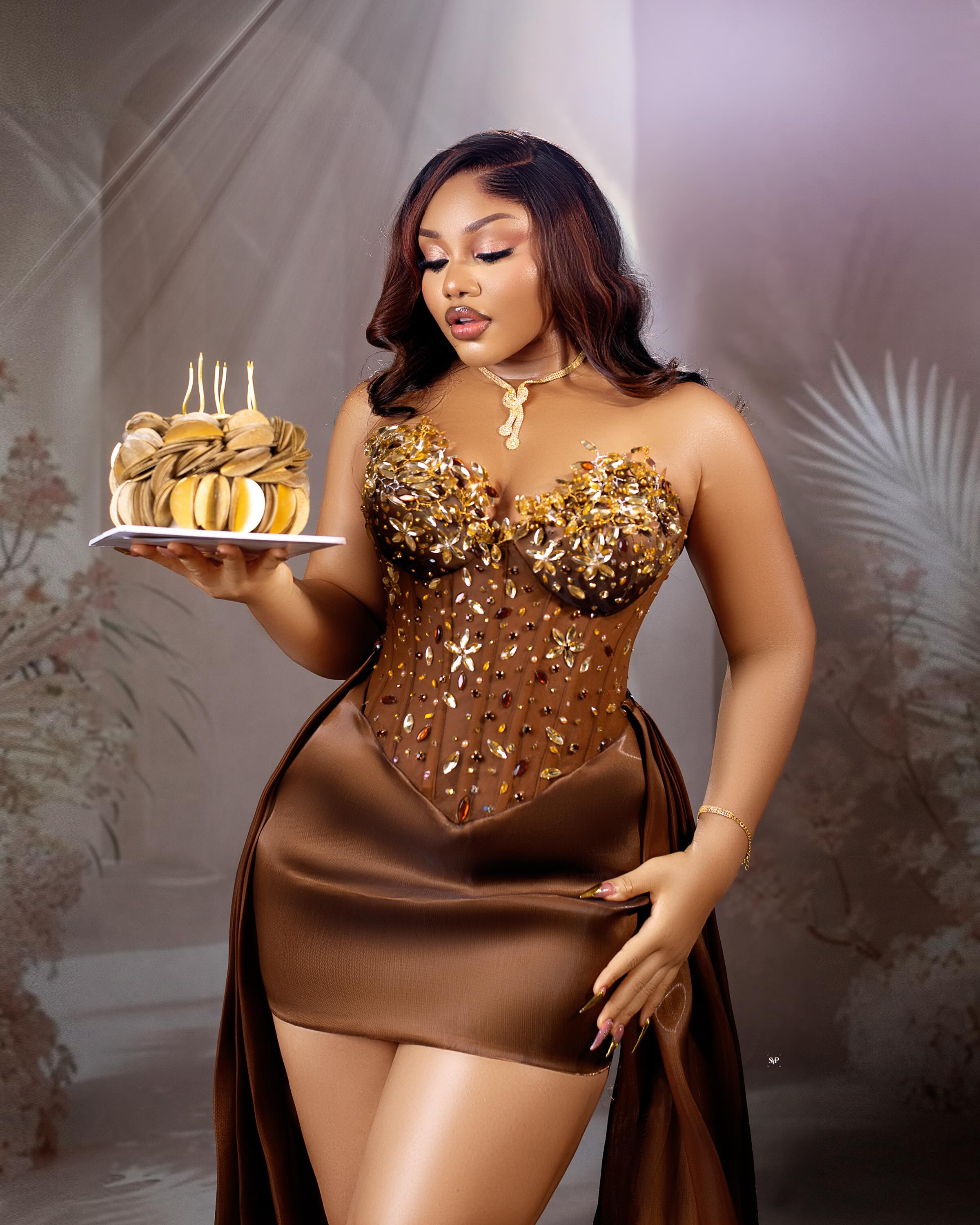 2026 Plus Size Chocolate Cocktail For Women Illusion Mini Appliqued Pearls Tassel Pleated Beaded Lace Birthday Dress Short Prom Dresses C524 Bd715 - view 8