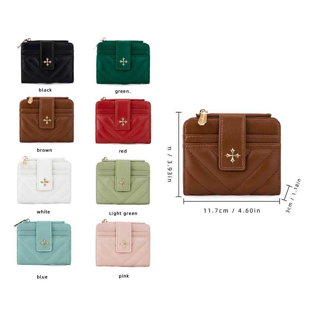 Women Baellerry New Short Simple Wallet High Quality Card Holder Zipper Coin Pocket Female Purses Small Womens Card Bag H260707