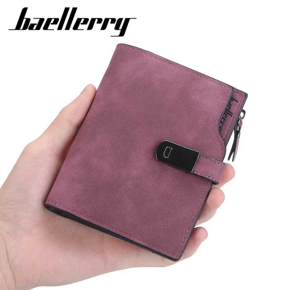 Magnetic Baellerry Women Wallets Short Top Quality Card Holder Female Purse Zipper Wallet For Women H260707