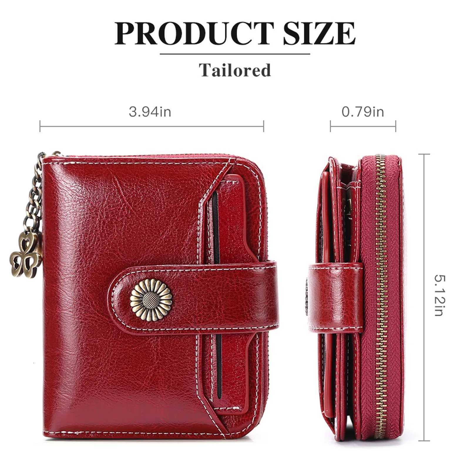 Womens New Soft Wallet Leather Female Short Student Korean Version Multifunctional Mini Change Bag Drivers License Wallet H260707