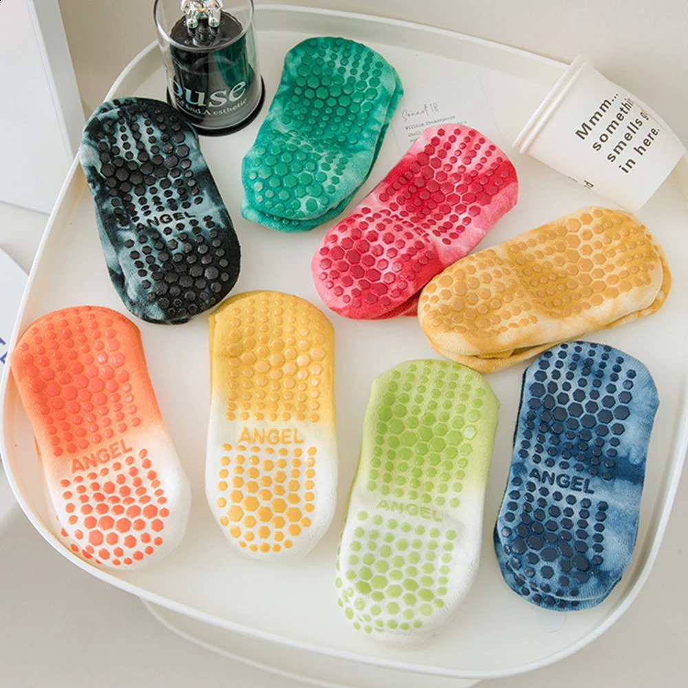 High Quality Cotton Non Slip Yoga Socks For Women Color Anklet Anti-Skid Pilates Barre Trampoline Fitness Sports Training Sock 260706BJ - view 5