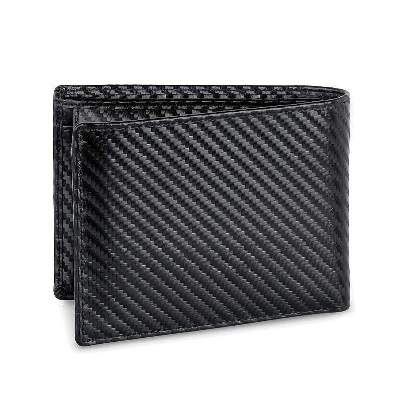 - Wallet for RFID Men Bifold Wallets with 9 1 ID Window Slim Minimalist Front Pocket Gift For Men H260707