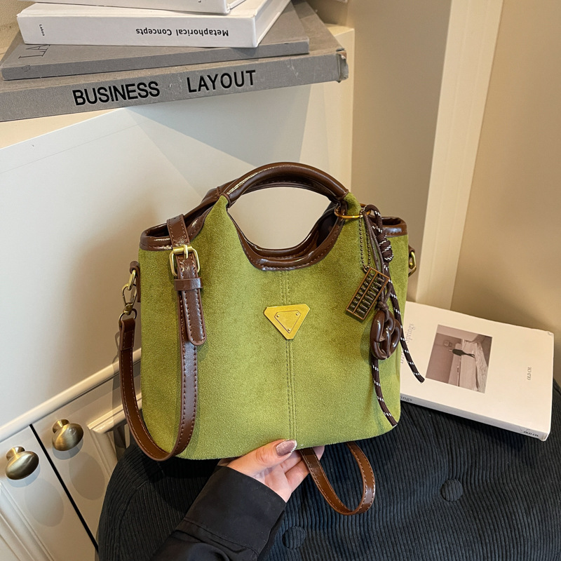 Luxury Designer Hot Free Shipping Designer For Womens Shoulder Bags Brown Green Khaki Fashionable And Versatile Autumn/Winter Tote Commuter Shoulder B - view 6