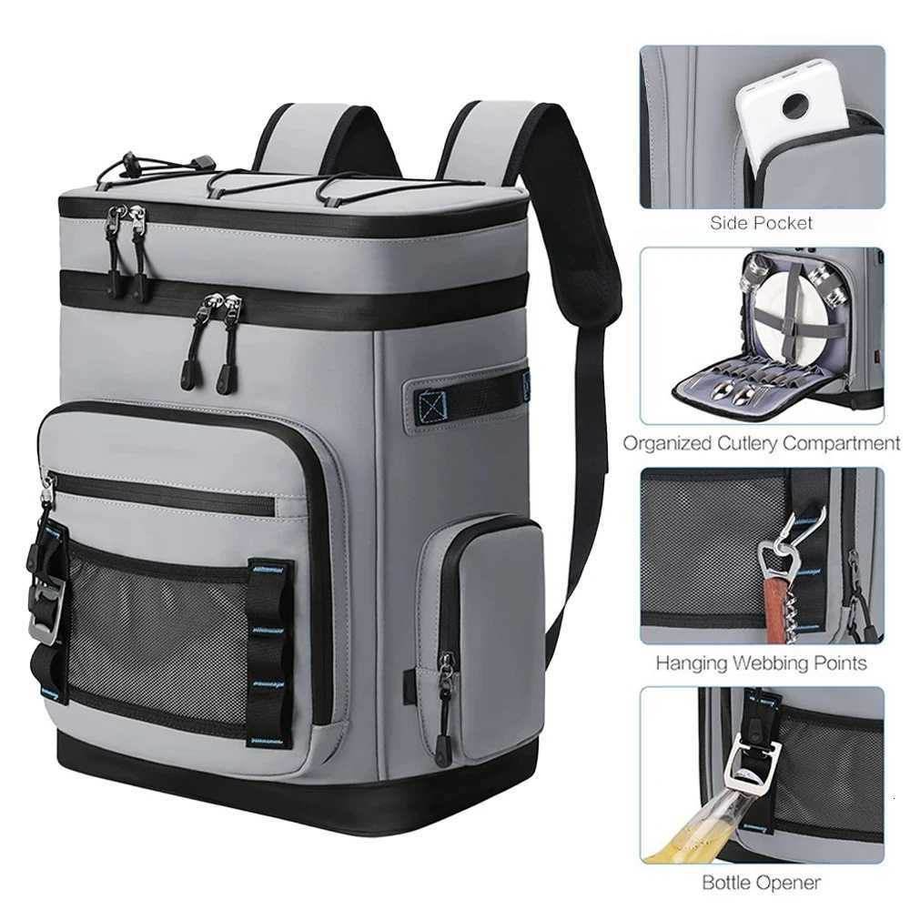 Waterproof Cooler Backpack Leak Insulated Proof Travel Rucksack for Men Women Outdoor Portable Beach Camping Fishing Picnic Bag C260707 - view 6