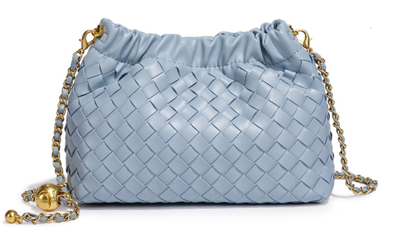 Luxury Brand Designer Bag Exclusive New Metal Chain Cloud Hand-Woven Fashionable Shoulder Simple Crossbody Bag For Women - view 4