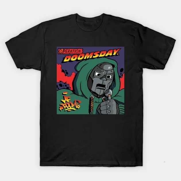 Vintage 1999s mf doom days Operation Doomsday - Mens T-Shirt Unisex O-Neck 100 Cotton Short Sleeve Y2k Oversized Popular TeeT260708