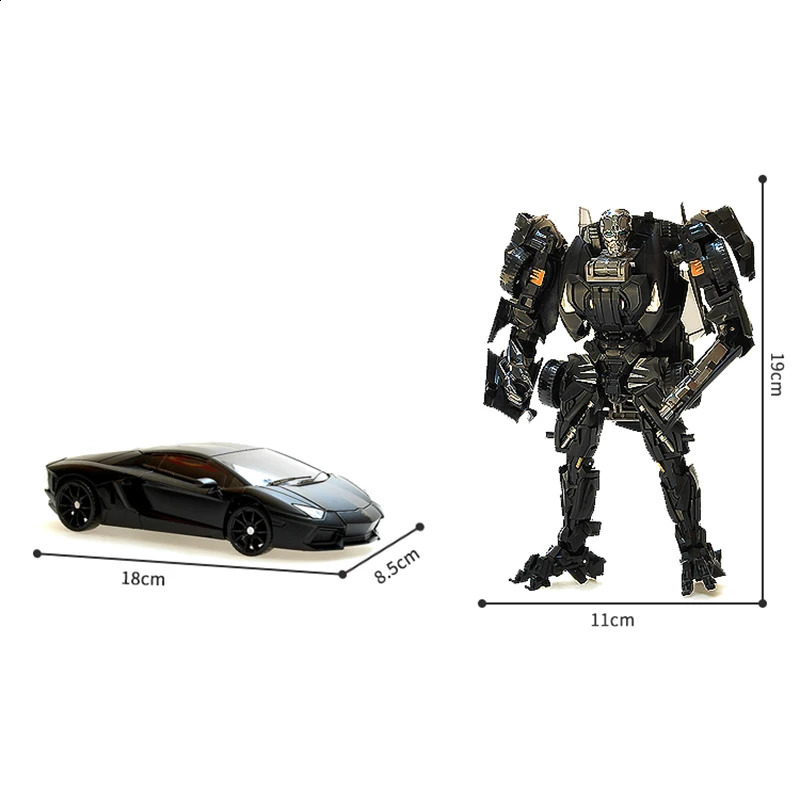 Transformation Robot Toy 4 Dark Lockdown Robot Car Figures Film Version Deformed Car Toy Childrens Birthday Gift 260708 - view 7