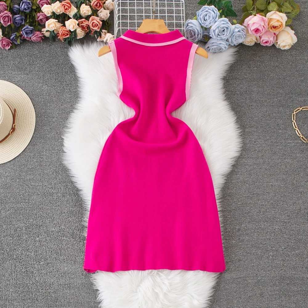 Style Summer YuooMuoo A-line Short 2026 Dress Women Fashion Y2K Turn-down Collar Sleeveless Shirt Dress Streetwear Lady Outfits H260707