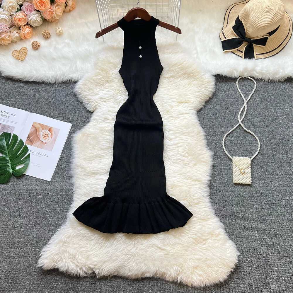 Sexy Fashion YuooMuoo Package Hips Chic Ruffled Bodycon Dress Women Summer Slim Elastic Knitted Party Dress Lady Outfits Vestido H260707