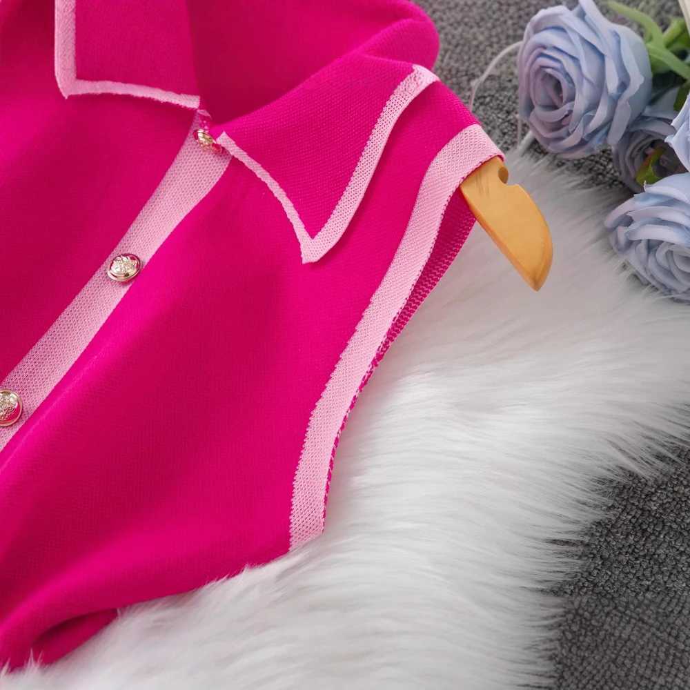 Style Summer YuooMuoo A-line Short 2026 Dress Women Fashion Y2K Turn-down Collar Sleeveless Shirt Dress Streetwear Lady Outfits H260707