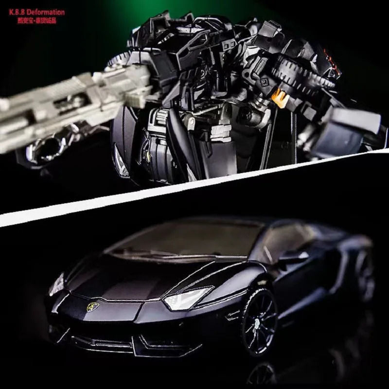 Transformation Robot Toy 4 Dark Lockdown Robot Car Figures Film Version Deformed Car Toy Childrens Birthday Gift 260708 - view 5