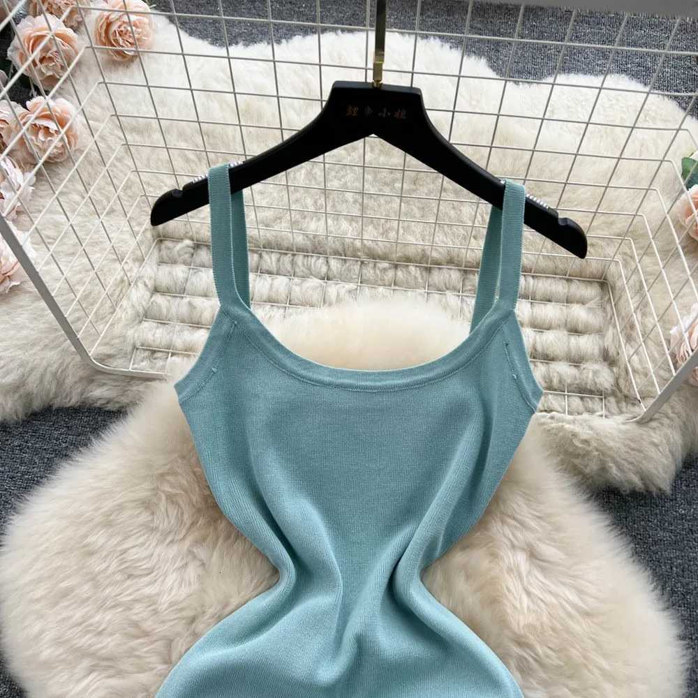 2026 Summer YuooMuoo New Women Dress Fashion Sleeveless Bodycon Long Dress Streetwear Lady Spaghetti Straps Tank Dress Outfits H260707