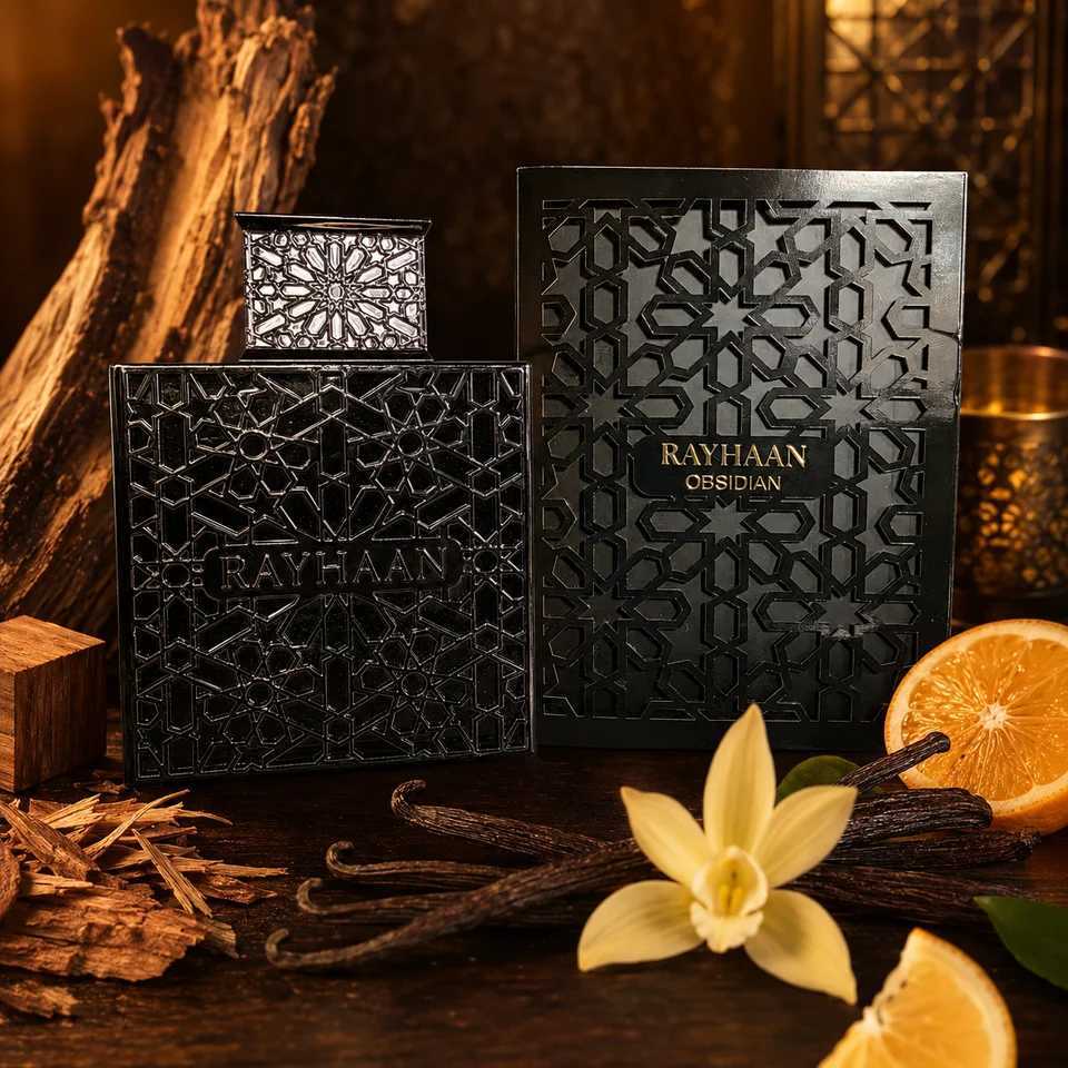 Long-Lasting 100ml/34oz Obsidian Perfume Rayhaan Women Fragrance For Daily Use C260707C260707 - view 3