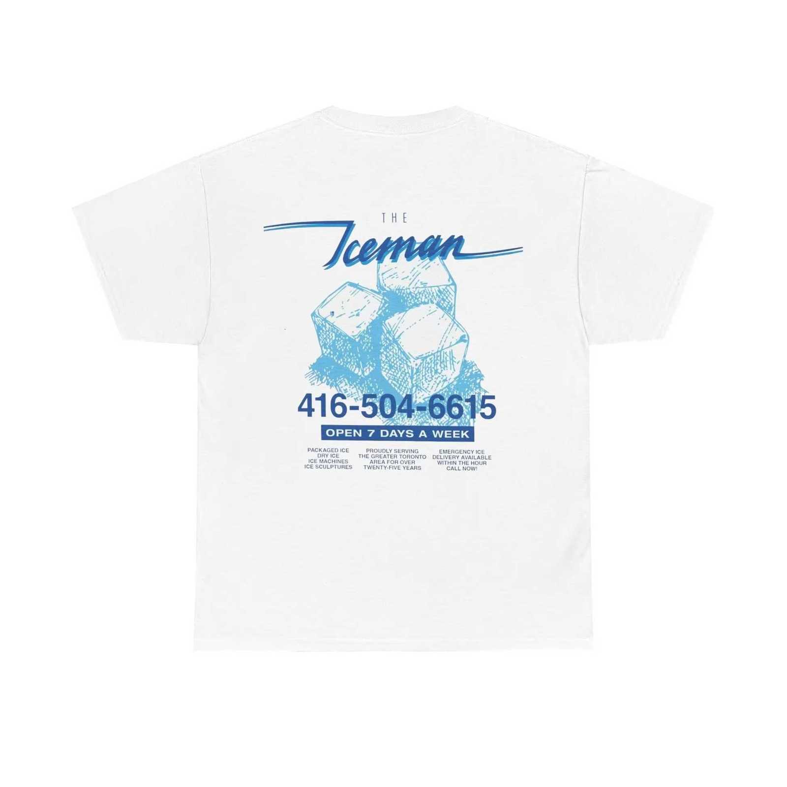 Blue Drake Iceman Merch T-shirt Iceman Black Tee Mens Clothing Women Streetwear Cotton 2026 Summer New Female Male T Shirt C260707 - view 4