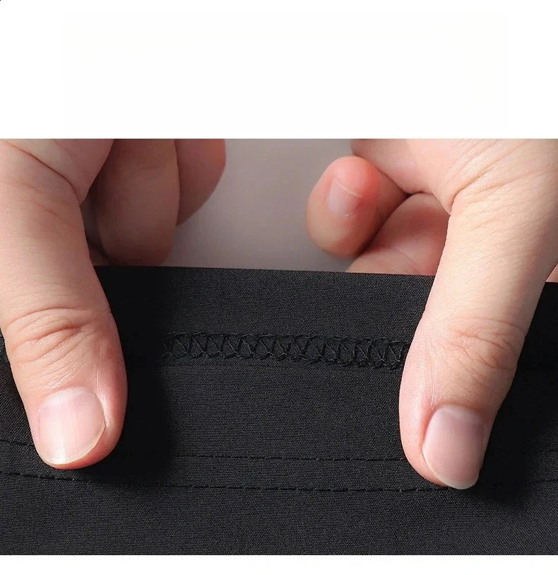 Quickdrying Skinny Pants for Men Summer Ice Silk Sunprotective Base Fitness Shorts Highelasticity Sports Suit Running 260707