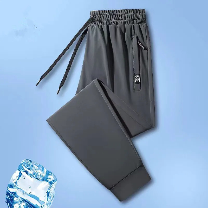 Highquality Ice Silk Casual Comprehensive Training Pants Twopiece Summer Mens Sweat Absorbing Quick Drying Leggings 260707