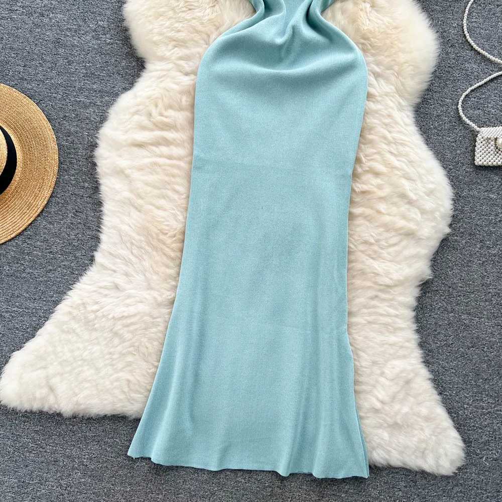 2026 Summer YuooMuoo New Women Dress Fashion Sleeveless Bodycon Long Dress Streetwear Lady Spaghetti Straps Tank Dress Outfits H260707