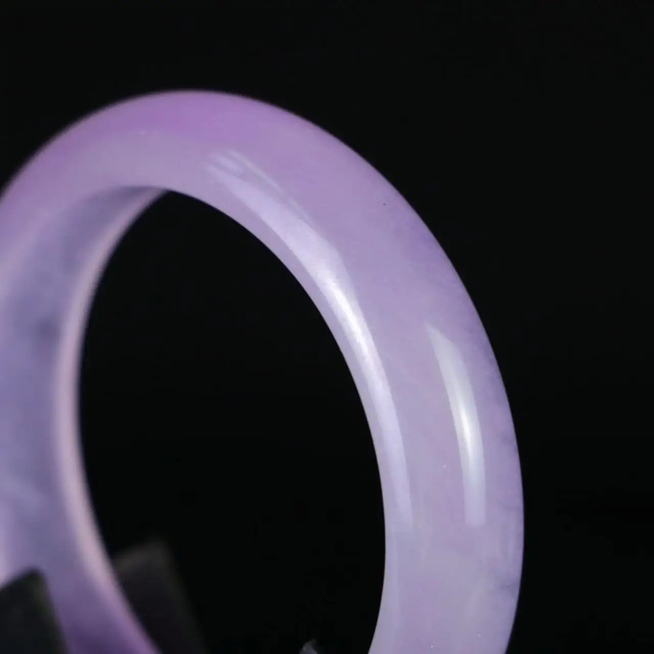 High Ice Bracelet Sticky Seed Violet Jade Myanmar Old Pit Spring Color Purple Consort Girl Style 260629 - view 7