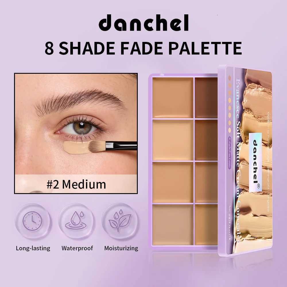 Palette Fade 8 Cover Shade Dark Circles Redness Skin Blemishes Long-wearing Waterproof Sweatproof Soft Matte Texture Concealer C260707 - view 3