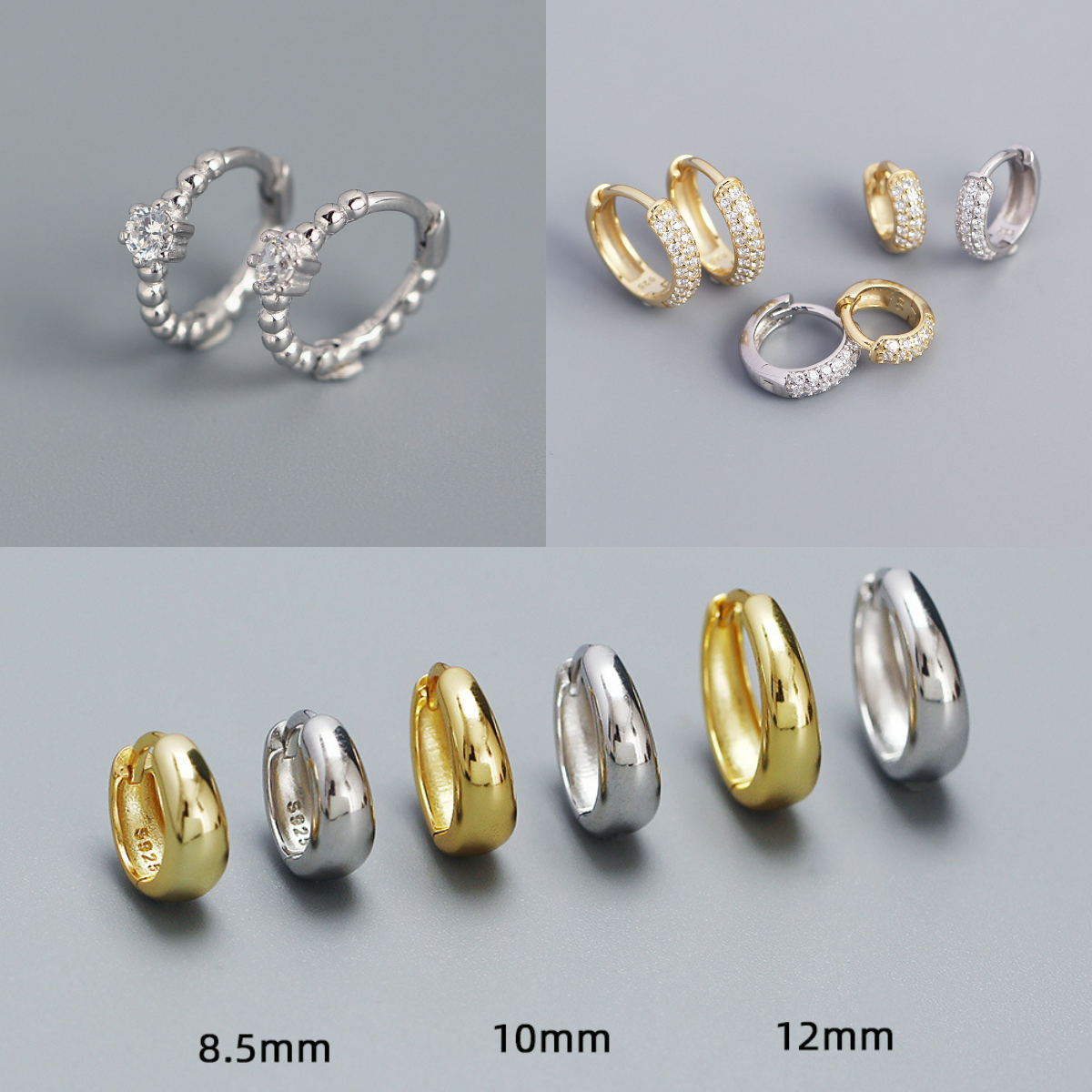minimalist s925 sterling silver designer stud earrings for women small fashion elegant daily wear jewelry birthday gifts for ladies free shipping