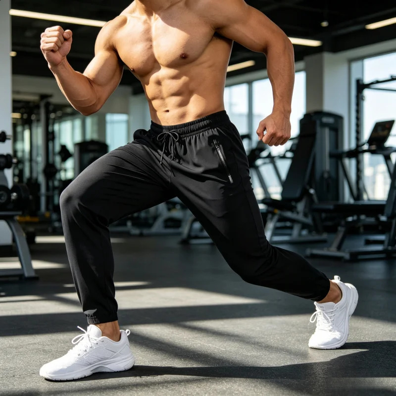 Men Casual Sports Pants Spring Summer Trendy Trousers for Fishing Jogging Training Hiking Football Perfect Gift 260707