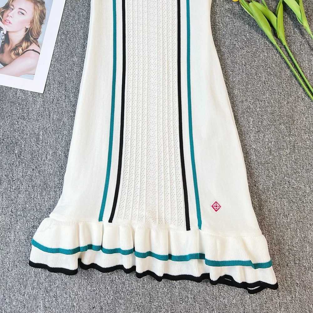 Sexy Hips YuooMuoo Package Hot Sale Knitted Mini Dress Women 2026 New Summer Slim Elastic Ruffled Party Dress Streetwear Outfits H260707