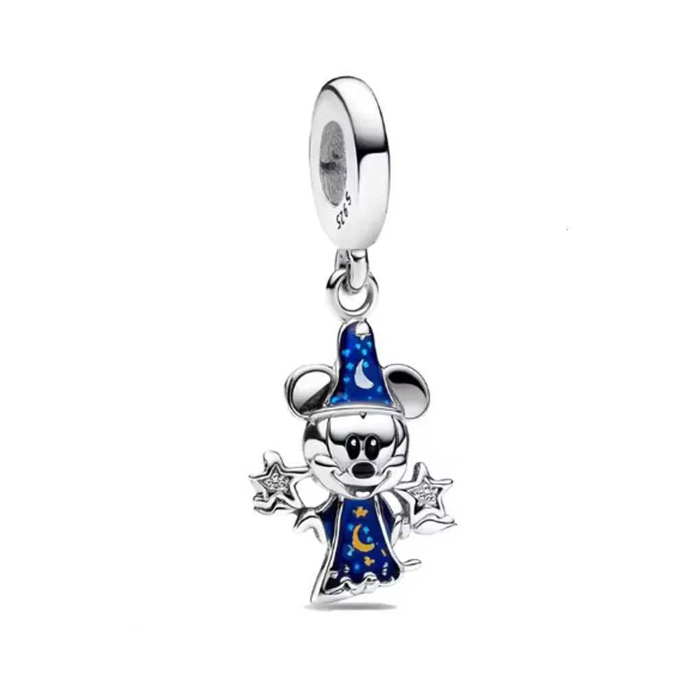 2026 New 925 Silver Cute Lovely Bear Mouse Pendant Bead Charm Fit Bracelet DIY Jewelry Gift X260708 - view 3