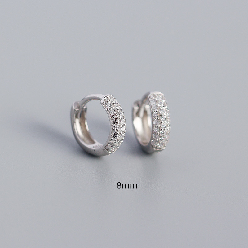 Multicolor s925 sterling silver designer earrings for women silver gold tone trendy ladies accessories elegant daily wear fashion jewelry gifts free s