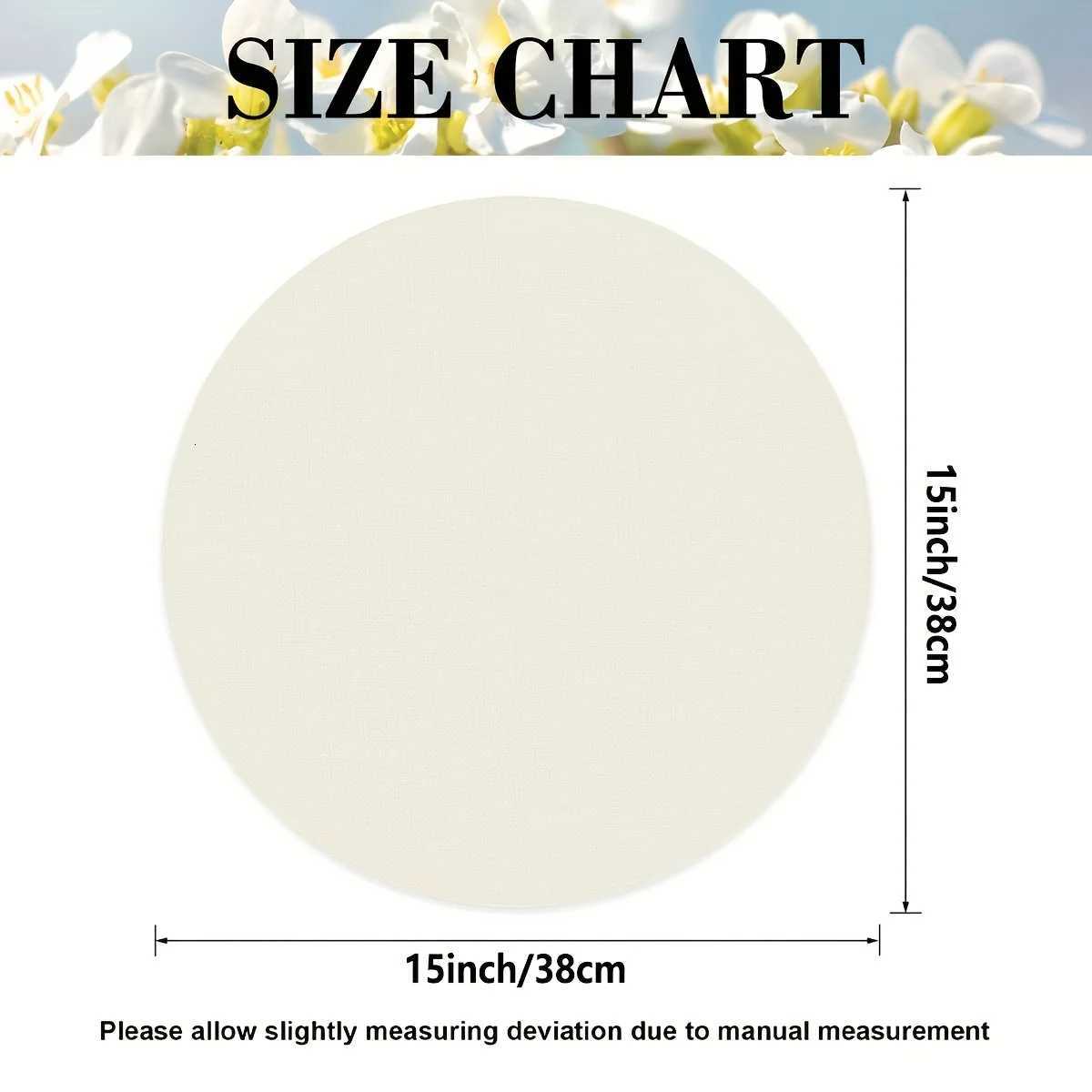 4PC Lace Floral VIKAMA Placemat Circular Home Dining Table Afternoon Tea Party Decoration Romantic And Warm Style J260709 - view 7