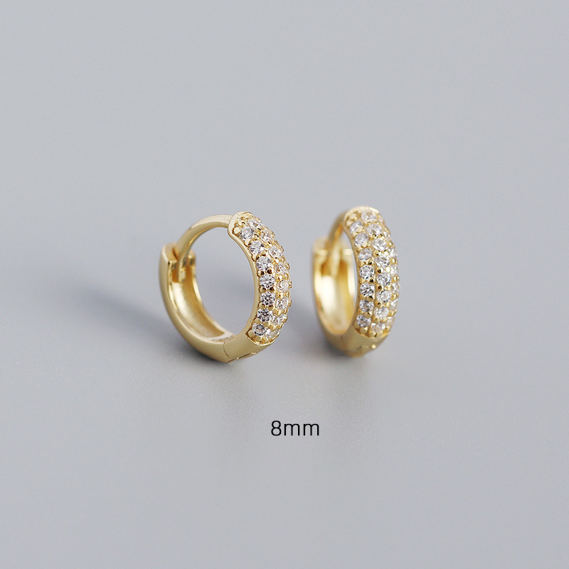 Multicolor s925 sterling silver designer earrings for women silver gold tone trendy ladies accessories elegant daily wear fashion jewelry gifts free s