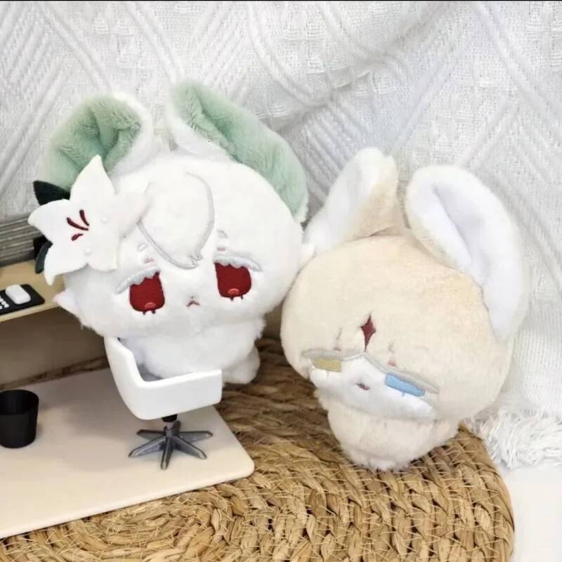 Stuffed10cm Game Kingdom Pure Vanilla White Lily Cookie Cartoon Plshies Toys Cute Cosplay Pendant Backpacks Gift 26Y0709 - view 4
