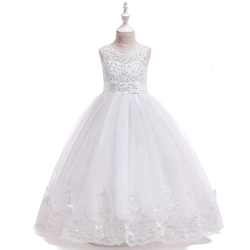 Long 2024 Dress Summer Girls Bridesmaid Kids Dresses For Girls Princess Dress Party Wedding Dress 3 10 14 Years Vestido H260709 - view 6
